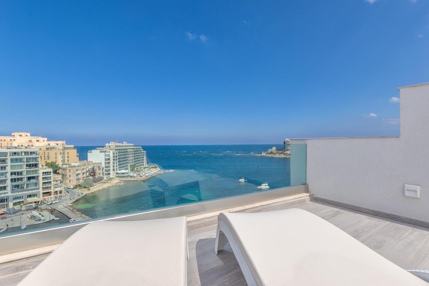 Appartement The Penthouse à San Ġiljan Extérieur photo